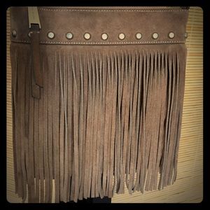 Michael Kors suede crossbody